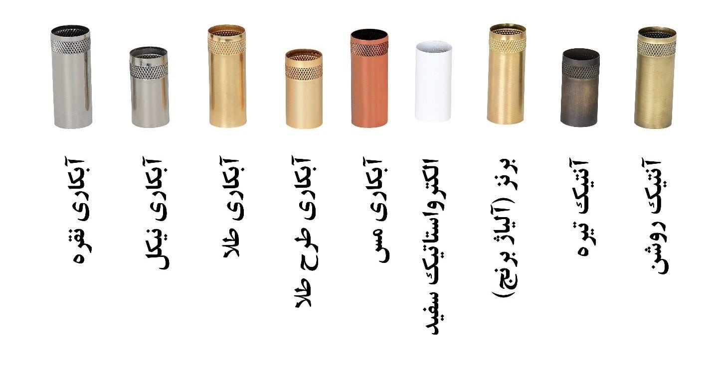 انواع آبکاری فلزات